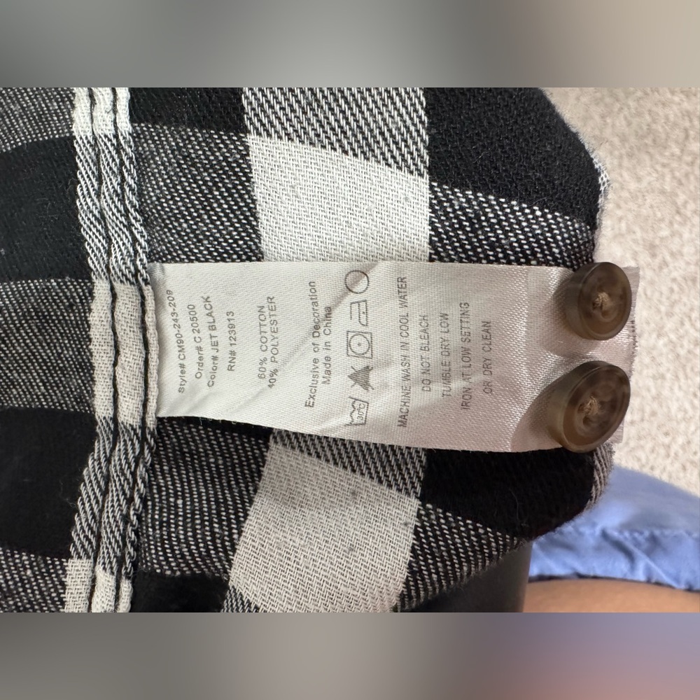 Jachs New York Buffalo Check Recycled Flannel Shirt - Picture 4 of 5